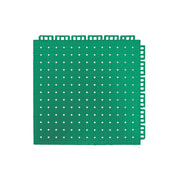 DUNK MASTER Outdoor Interlocking Sports Floor Tiles Anti-Slip Shock Absorbing Basketball Court Flooring 10/20/30 Square Meters - Grass Green