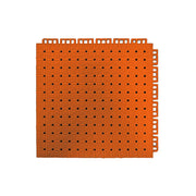 DUNK MASTER Outdoor Interlocking Sports Floor Tiles Anti-Slip Shock Absorbing Basketball Court Flooring 10/20/30 Square Meters - Orange