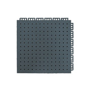 DUNK MASTER Outdoor Interlocking Sports Floor Tiles Anti-Slip Shock Absorbing Basketball Court Flooring 10/20/30 Square Meters - Dark Grey
