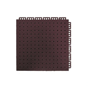 DUNK MASTER Outdoor Interlocking Sports Floor Tiles Anti-Slip Shock Absorbing Basketball Court Flooring 10/20/30 Square Meters - Coffee
