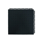 DUNK MASTER Outdoor Interlocking Sports Floor Tiles Anti-Slip Shock Absorbing Basketball Court Flooring 10/20/30 Square Meters - Black
