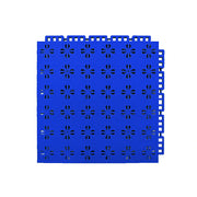 DUNK MASTER Interlocking Sports Court Tiles Anti-Slip Cushioning Drainage Flooring 10/20/30sqm Basketball Court Playground - Royal Blue