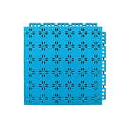 DUNK MASTER Interlocking Sports Court Tiles Anti-Slip Cushioning Drainage Flooring 10/20/30sqm Basketball Court Playground - Blue