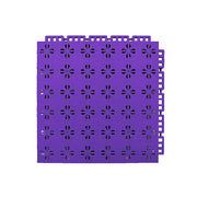 DUNK MASTER Interlocking Sports Court Tiles Anti-Slip Cushioning Drainage Flooring 10/20/30sqm Basketball Court Playground - Purple