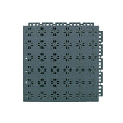 DUNK MASTER Interlocking Sports Court Tiles Anti-Slip Cushioning Drainage Flooring 10/20/30sqm Basketball Court Playground - Dark Grey