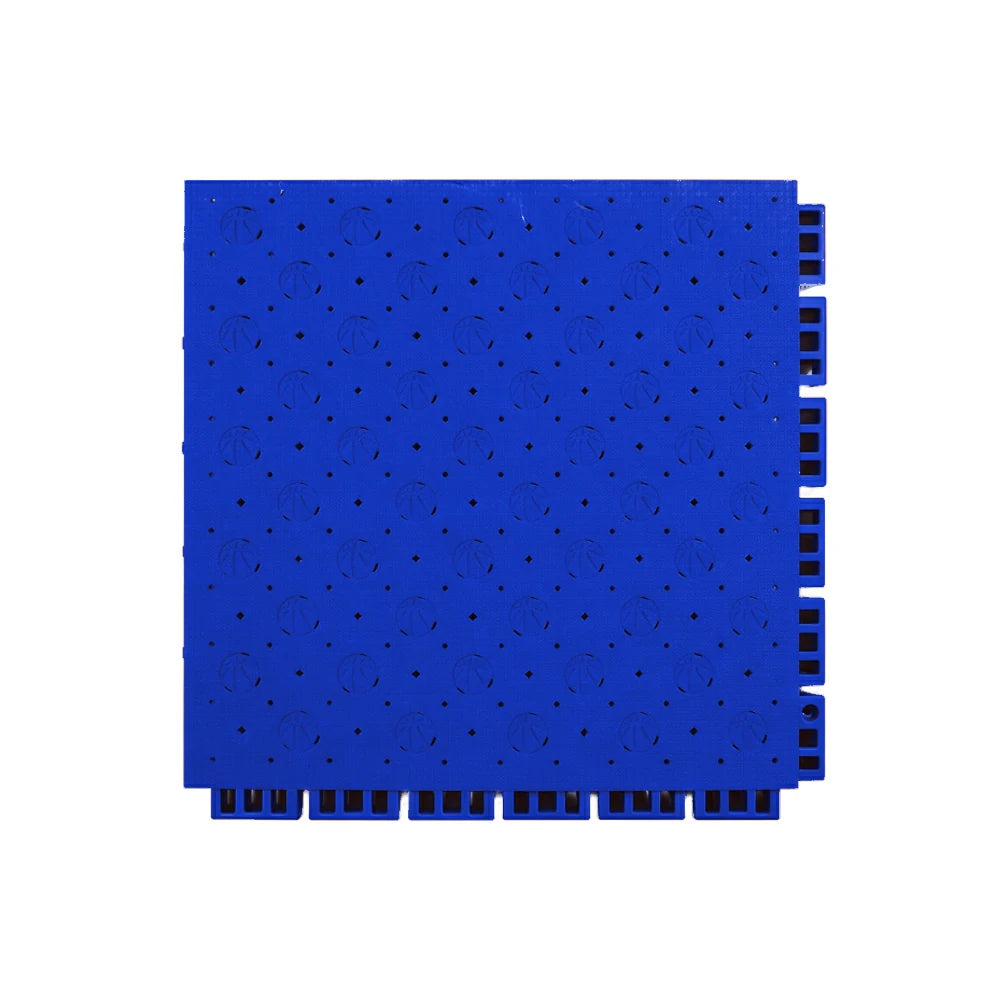 DUNK MASTER Outdoor Sports Flooring Tiles Interlocking Anti-Slip Court Floor 30.48cm Modular Tiles 10/20/30sqm Basketball Court Playground - Royal Blue