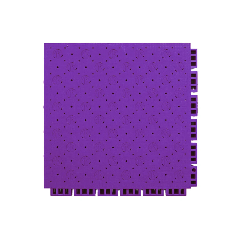 DUNK MASTER Outdoor Sports Flooring Tiles Interlocking Anti-Slip Court Floor 30.48cm Modular Tiles 10/20/30sqm Basketball Court Playground - Purple