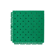 DUNK MASTER Interlocking Sports Flooring Tiles Anti-Slip Shock Absorbing Court Flooring 25cm Modular Tiles 10/20/30sqm Basketball Court Playground - Grass Green
