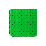 DUNK MASTER Interlocking Sports Flooring Tiles Anti-Slip Shock Absorbing Court Flooring 25cm Modular Tiles 10/20/30sqm Basketball Court Playground - Apple Green