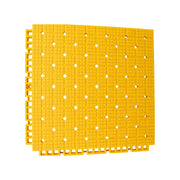 DUNK MASTER Interlocking Sports Flooring Tiles Anti-Slip Shock Absorbing Court Flooring 25cm Modular Tiles 10/20/30sqm Basketball Court Playground - Yellow