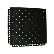 DUNK MASTER Interlocking Sports Flooring Tiles Anti-Slip Shock Absorbing Court Flooring 25cm Modular Tiles 10/20/30sqm Basketball Court Playground - Black