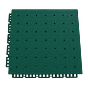 DUNK MASTER Interlocking Sports Flooring Tiles Non-Slip Drainage Court Flooring 10/20/30sqm Outdoor Basketball Court Playground Floor - Dark Green