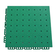 DUNK MASTER Interlocking Sports Flooring Tiles Non-Slip Drainage Court Flooring 10/20/30sqm Outdoor Basketball Court Playground Floor - Grass Green