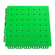 DUNK MASTER Interlocking Sports Flooring Tiles Non-Slip Drainage Court Flooring 10/20/30sqm Outdoor Basketball Court Playground Floor - Apple Green