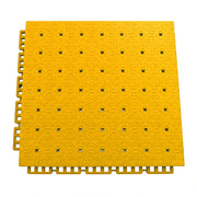 DUNK MASTER Interlocking Sports Flooring Tiles Non-Slip Drainage Court Flooring 10/20/30sqm Outdoor Basketball Court Playground Floor - Yellow