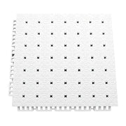 DUNK MASTER Interlocking Sports Flooring Tiles Non-Slip Drainage Court Flooring 10/20/30sqm Outdoor Basketball Court Playground Floor - White