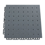 DUNK MASTER Interlocking Sports Flooring Tiles Non-Slip Drainage Court Flooring 10/20/30sqm Outdoor Basketball Court Playground Floor - Light Grey