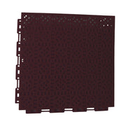 DUNK MASTER Interlocking Sports Floor Tiles - Anti-Slip Grid Pattern Court Flooring 25cm Modular Tiles for Basketball Courts 10/20/30 Square Meters - Coffee