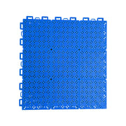 DUNK MASTER Interlocking Sports Floor Tiles - Soft Connection Anti-Slip Court Flooring 34cm Modular Tiles for Basketball Courts 10/20/30 Square Meters - Royal Blue