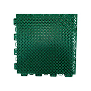 DUNK MASTER Interlocking Sports Floor Tiles - Bamboo Pattern Anti-Slip Court Flooring Modular Tiles for Basketball Courts 10/20/30 Square Meters - Dark Green