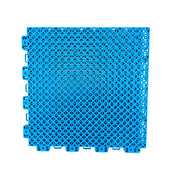 DUNK MASTER Interlocking Sports Floor Tiles - Bamboo Pattern Anti-Slip Court Flooring Modular Tiles for Basketball Courts 10/20/30 Square Meters - Blue