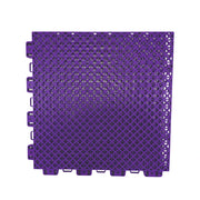 DUNK MASTER Interlocking Sports Floor Tiles - Bamboo Pattern Anti-Slip Court Flooring Modular Tiles for Basketball Courts 10/20/30 Square Meters - Purple