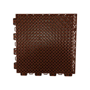 DUNK MASTER Interlocking Sports Floor Tiles - Bamboo Pattern Anti-Slip Court Flooring Modular Tiles for Basketball Courts 10/20/30 Square Meters - Coffee