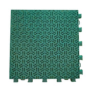 DUNK MASTER Interlocking Sports Floor Tiles - Flight Key Plus Anti-Slip Court Flooring Modular Tiles for Basketball Courts 10/20/30 Square Meters - Dark Green