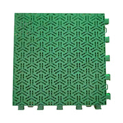 DUNK MASTER Interlocking Sports Floor Tiles - Flight Key Plus Anti-Slip Court Flooring Modular Tiles for Basketball Courts 10/20/30 Square Meters - Grass Green