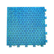 DUNK MASTER Interlocking Sports Floor Tiles - Flight Key Plus Anti-Slip Court Flooring Modular Tiles for Basketball Courts 10/20/30 Square Meters - Blue