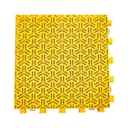 DUNK MASTER Interlocking Sports Floor Tiles - Flight Key Plus Anti-Slip Court Flooring Modular Tiles for Basketball Courts 10/20/30 Square Meters - Yellow