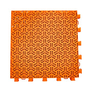 DUNK MASTER Interlocking Sports Floor Tiles - Flight Key Plus Anti-Slip Court Flooring Modular Tiles for Basketball Courts 10/20/30 Square Meters - Orange