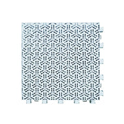 DUNK MASTER Interlocking Sports Floor Tiles - Flight Key Plus Anti-Slip Court Flooring Modular Tiles for Basketball Courts 10/20/30 Square Meters - White