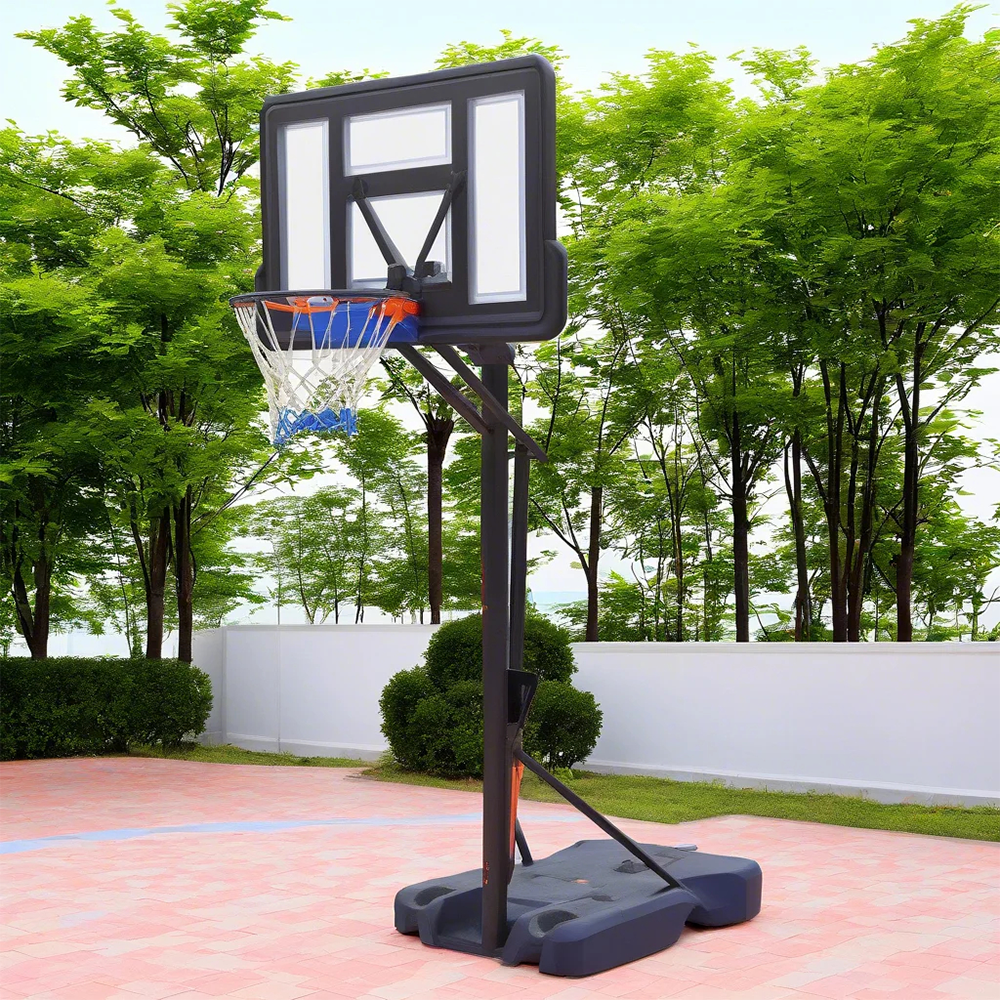 DUNK MASTER M020PL Basketball System Portable Basketball Stand Ring Hoop Ironman