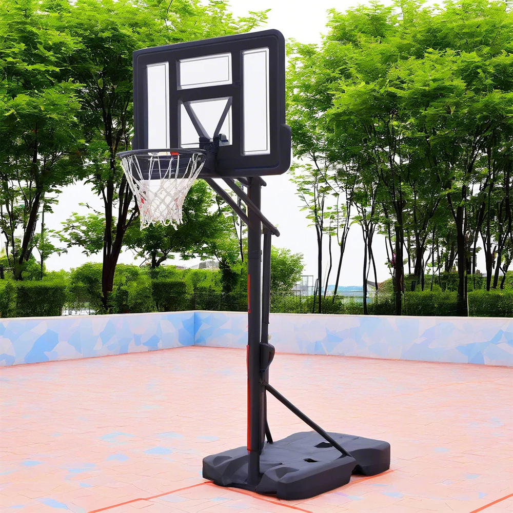 DUNK MASTER M020PL Basketball System Portable Basketball Stand Ring Hoop Ironman
