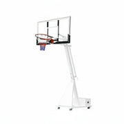 DUNK MASTER M028 Basketball System Portable Basketball Stand Ring Hoop Ironman - White