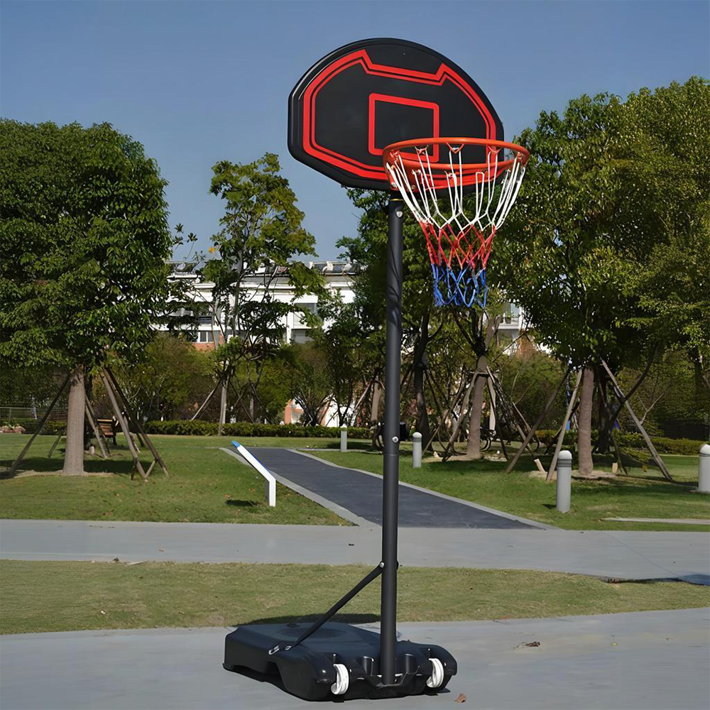 DUNK MASTER PLINC Basketball System Portable Basketball Stand Ring Hoop Ironman