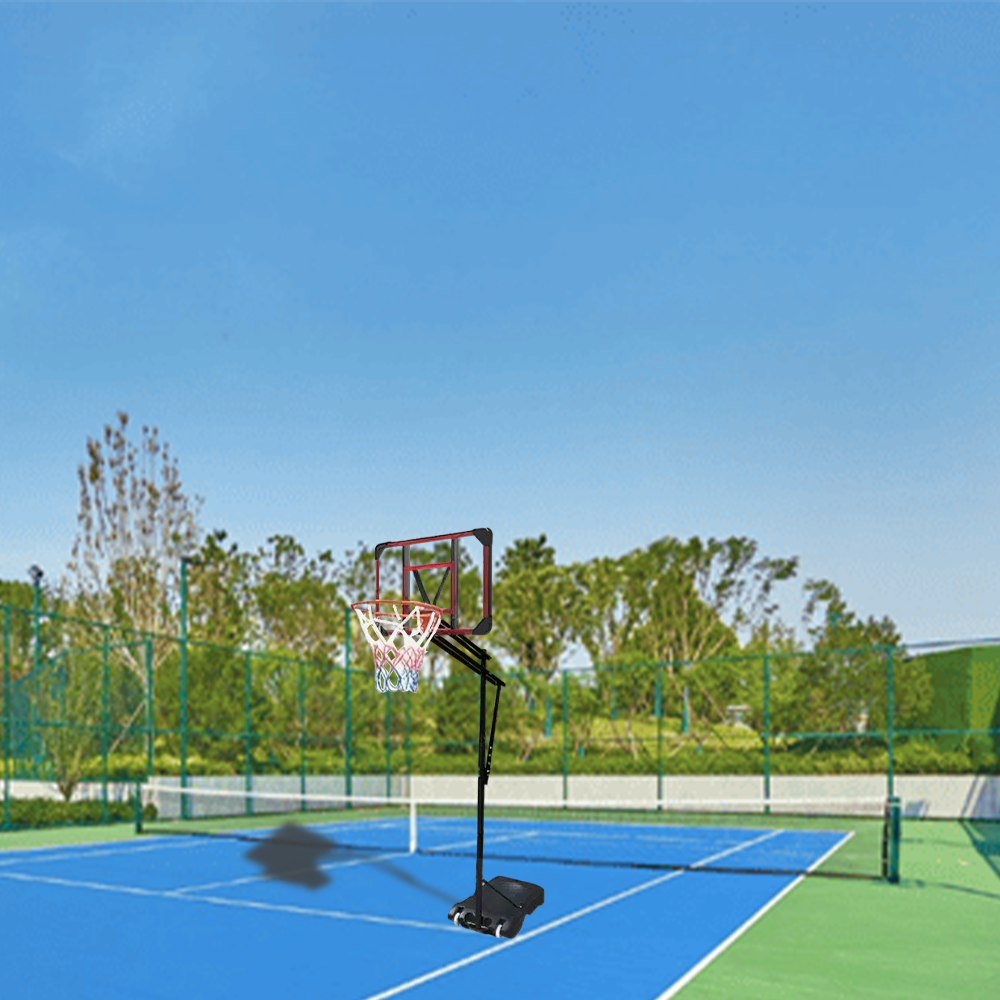 DUNK MASTER ACE C QIAN Basketball System Portable Basketball Stand Ring Hoop Ironman