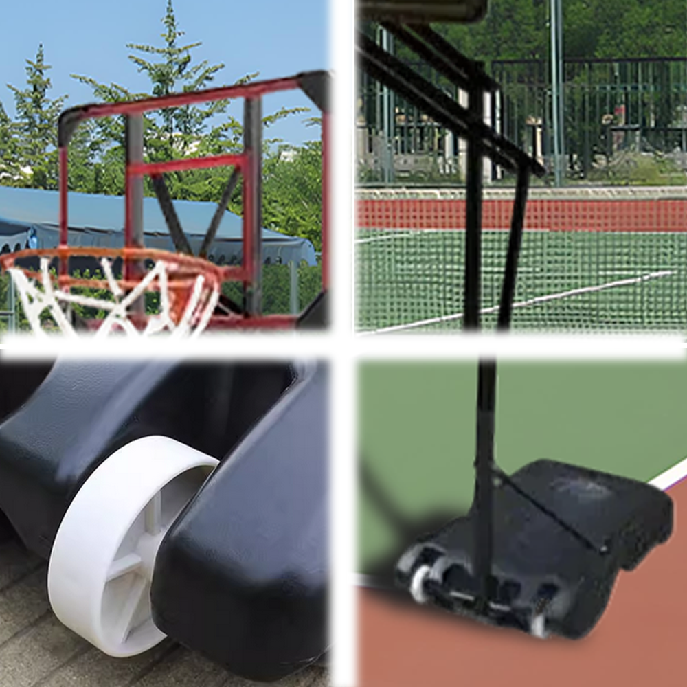 DUNK MASTER ACE C QIAN Basketball System Portable Basketball Stand Ring Hoop Ironman