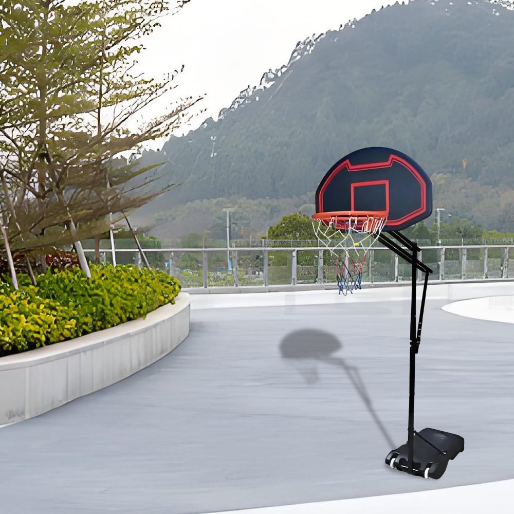 DUNK MASTER ACE E QIAN Basketball System Portable Basketball Stand Ring Hoop Ironman