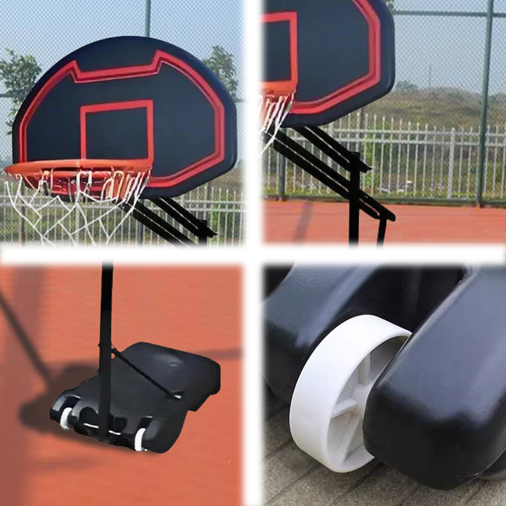 DUNK MASTER ACE E QIAN Basketball System Portable Basketball Stand Ring Hoop Ironman