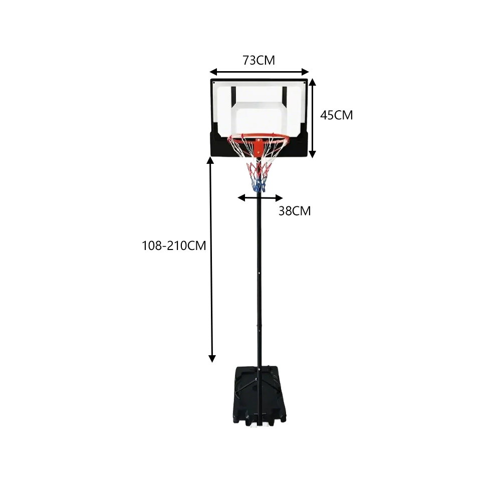 DUNK MASTER ACE-KIDS 01 Basketball System Portable Basketball Stand Ring Hoop Ironman