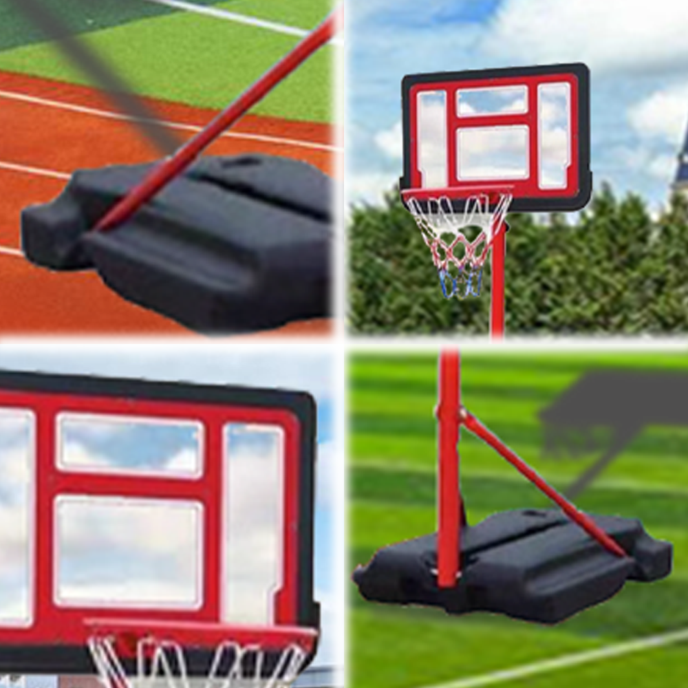 DUNK MASTER M0181 Basketball System Portable Basketball Stand Ring Hoop Ironman