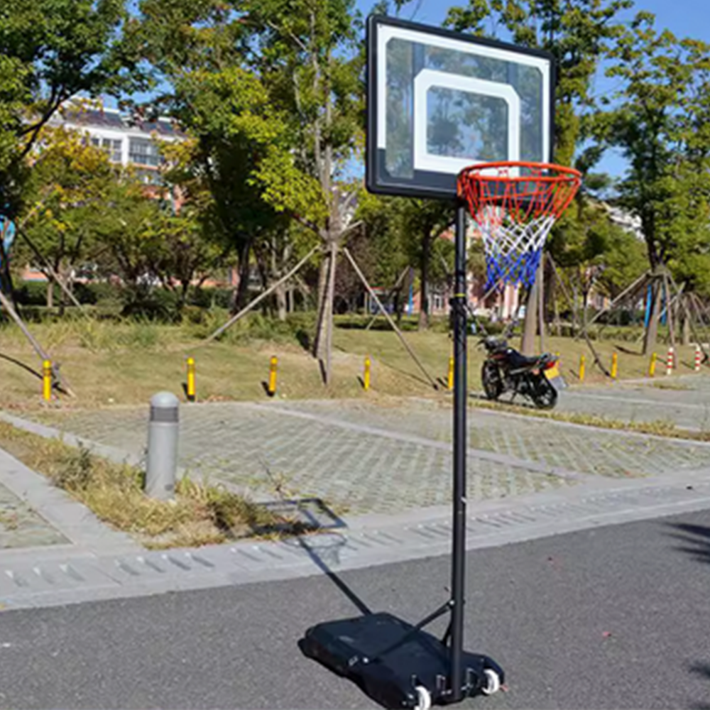 DUNK MASTER M0182 Basketball System Portable Basketball Stand Ring Hoop Ironman