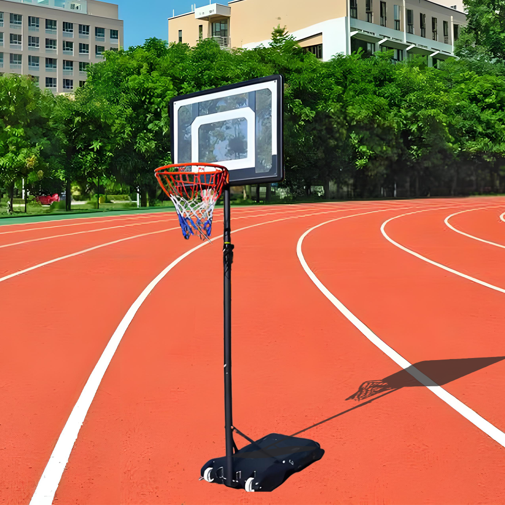 DUNK MASTER M0182 Basketball System Portable Basketball Stand Ring Hoop Ironman