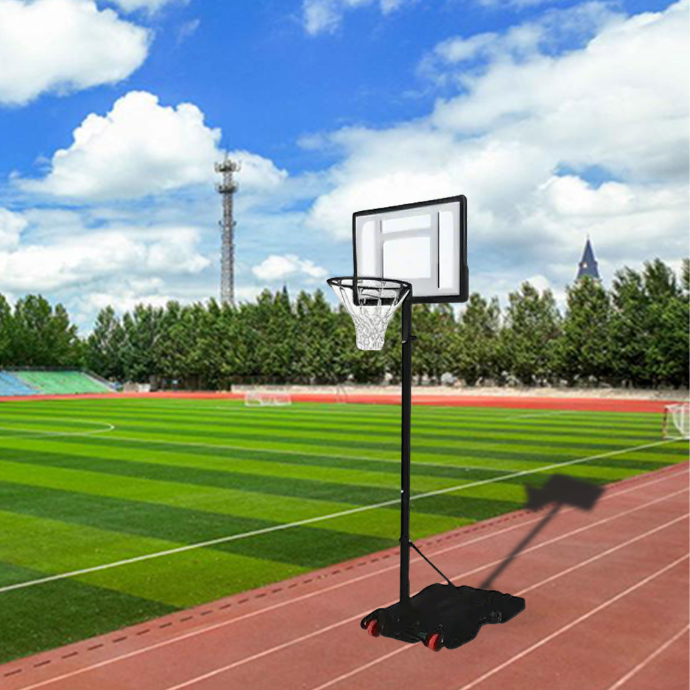 DUNK MASTER M0182Y Basketball System Portable Basketball Stand Ring Hoop Ironman