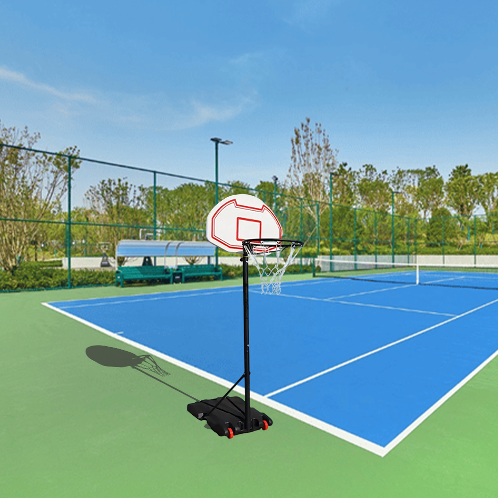 DUNK MASTER M018Y Basketball System Portable Basketball Stand Ring Hoop Ironman