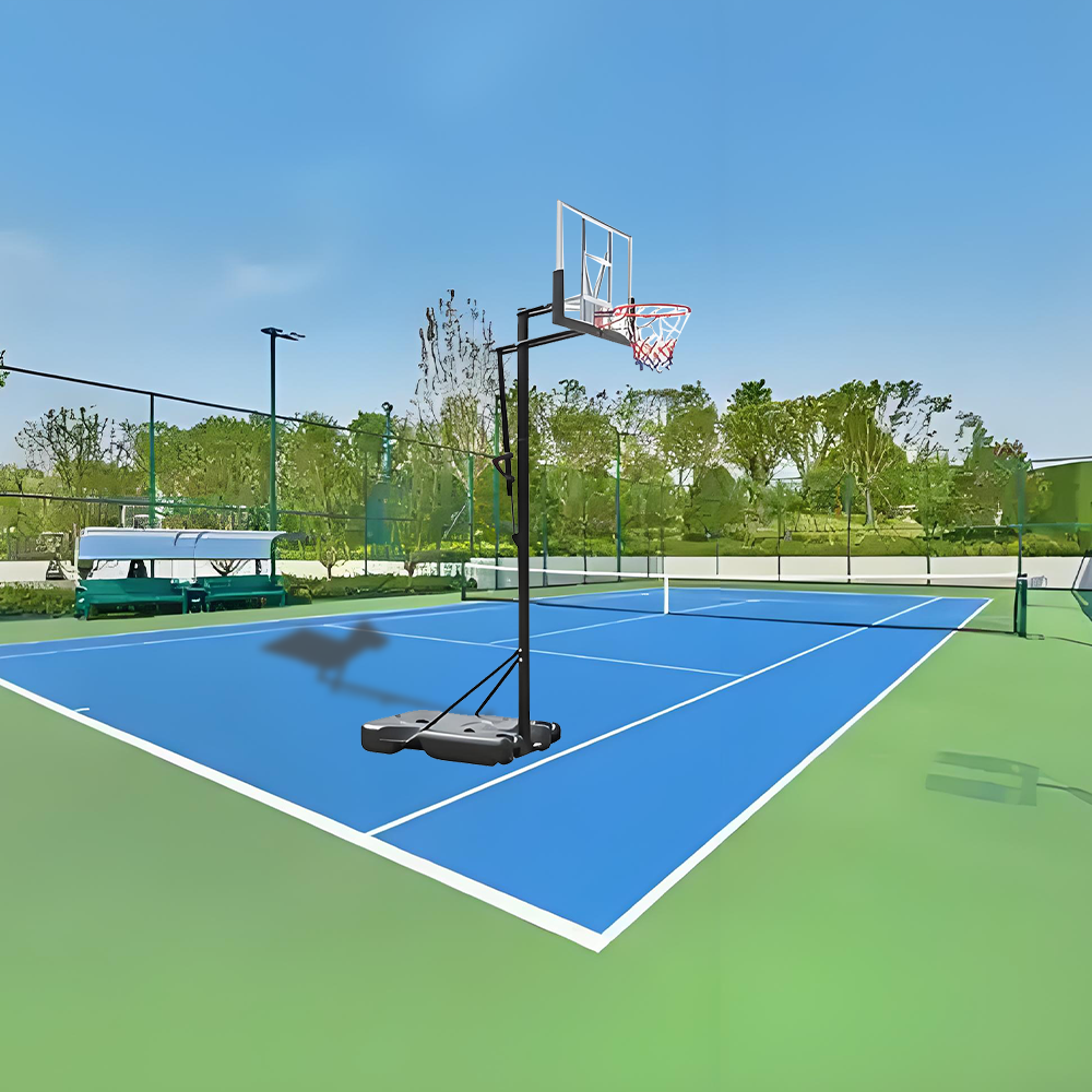 DUNK MASTER M021 Basketball System Portable Basketball Stand Ring Hoop Ironman