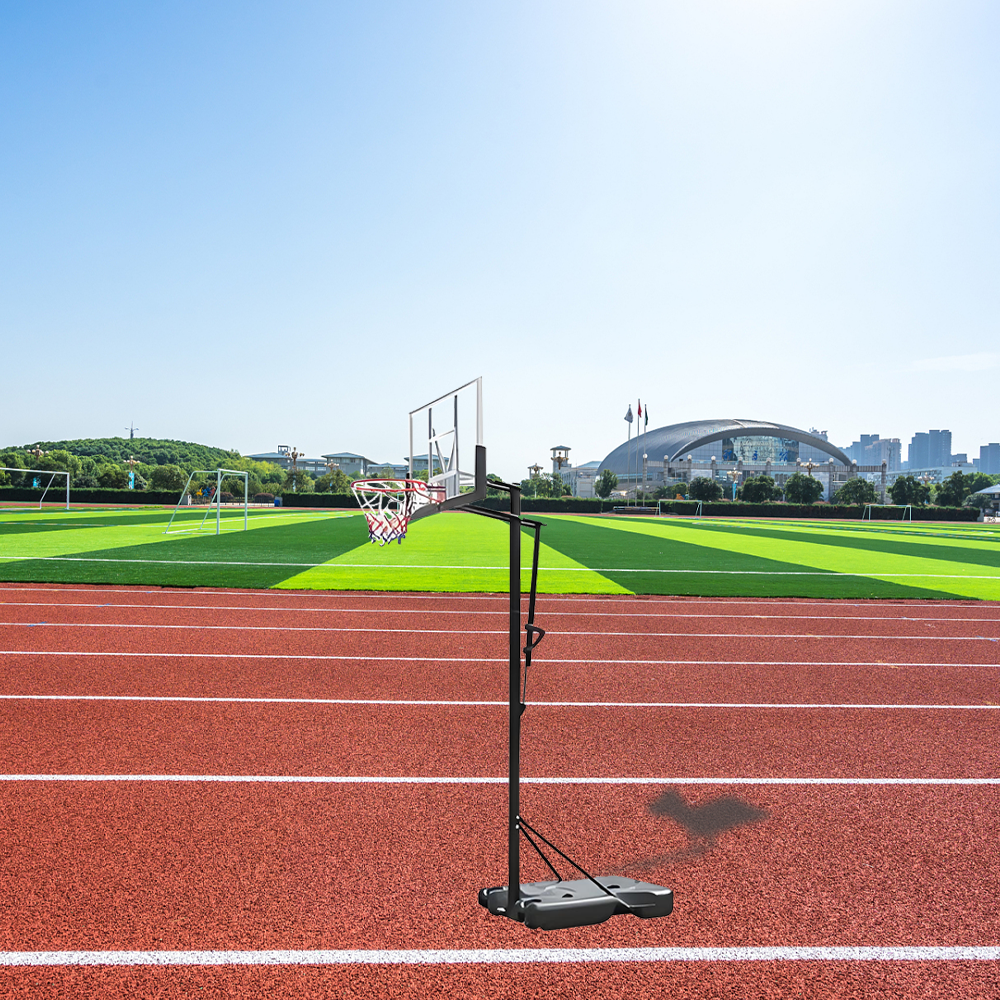 DUNK MASTER M021 Basketball System Portable Basketball Stand Ring Hoop Ironman