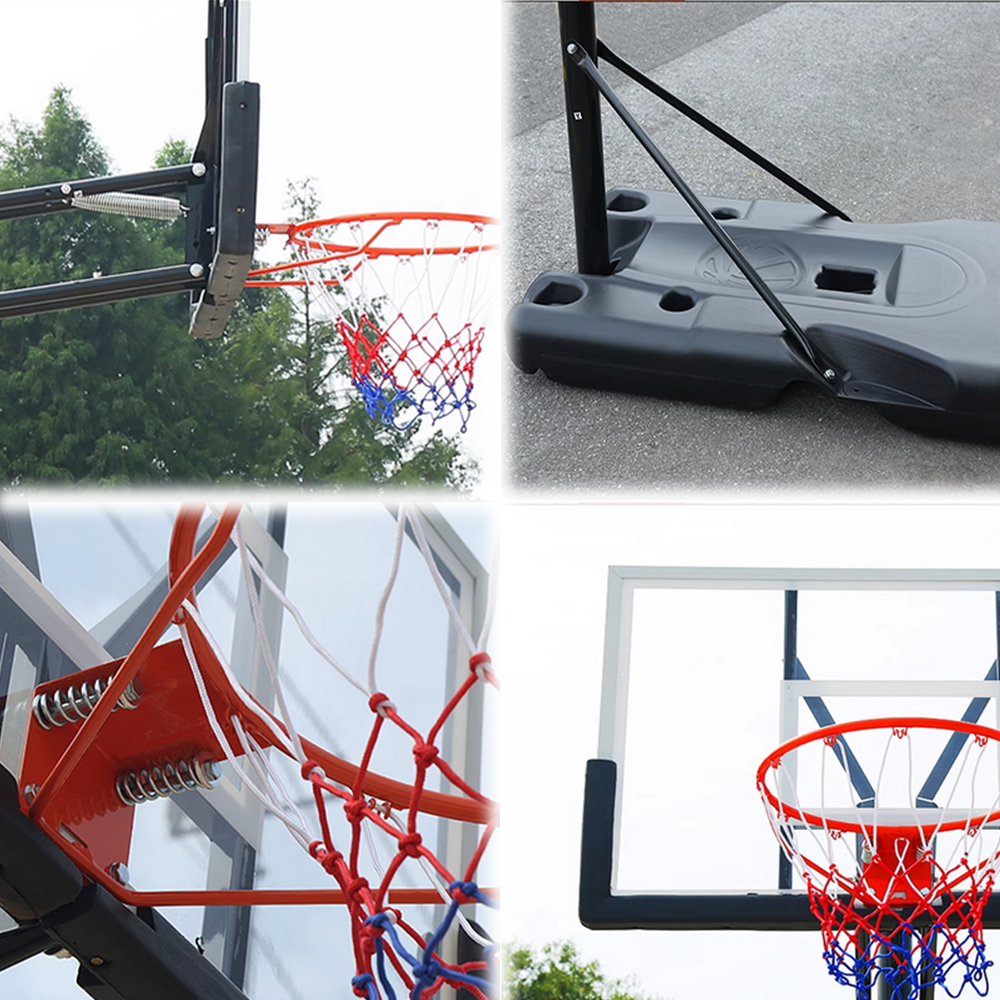 DUNK MASTER M021PL Basketball System Portable Basketball Stand Ring Hoop Ironman